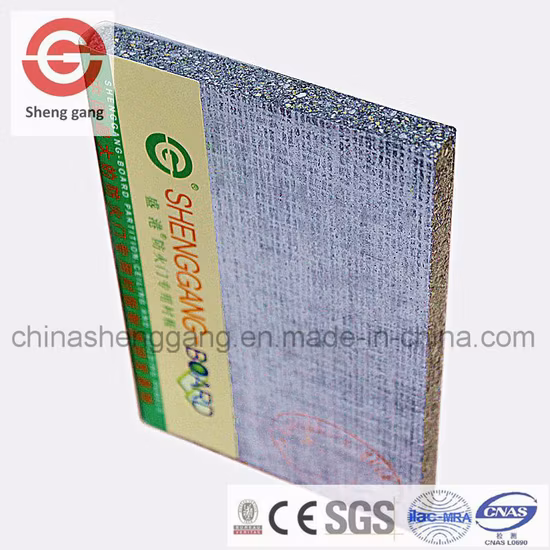 Scheda decorativa ignifuga di ossido di magnesio/MGO/Mgso4 per pannelli a parete/fabbrica